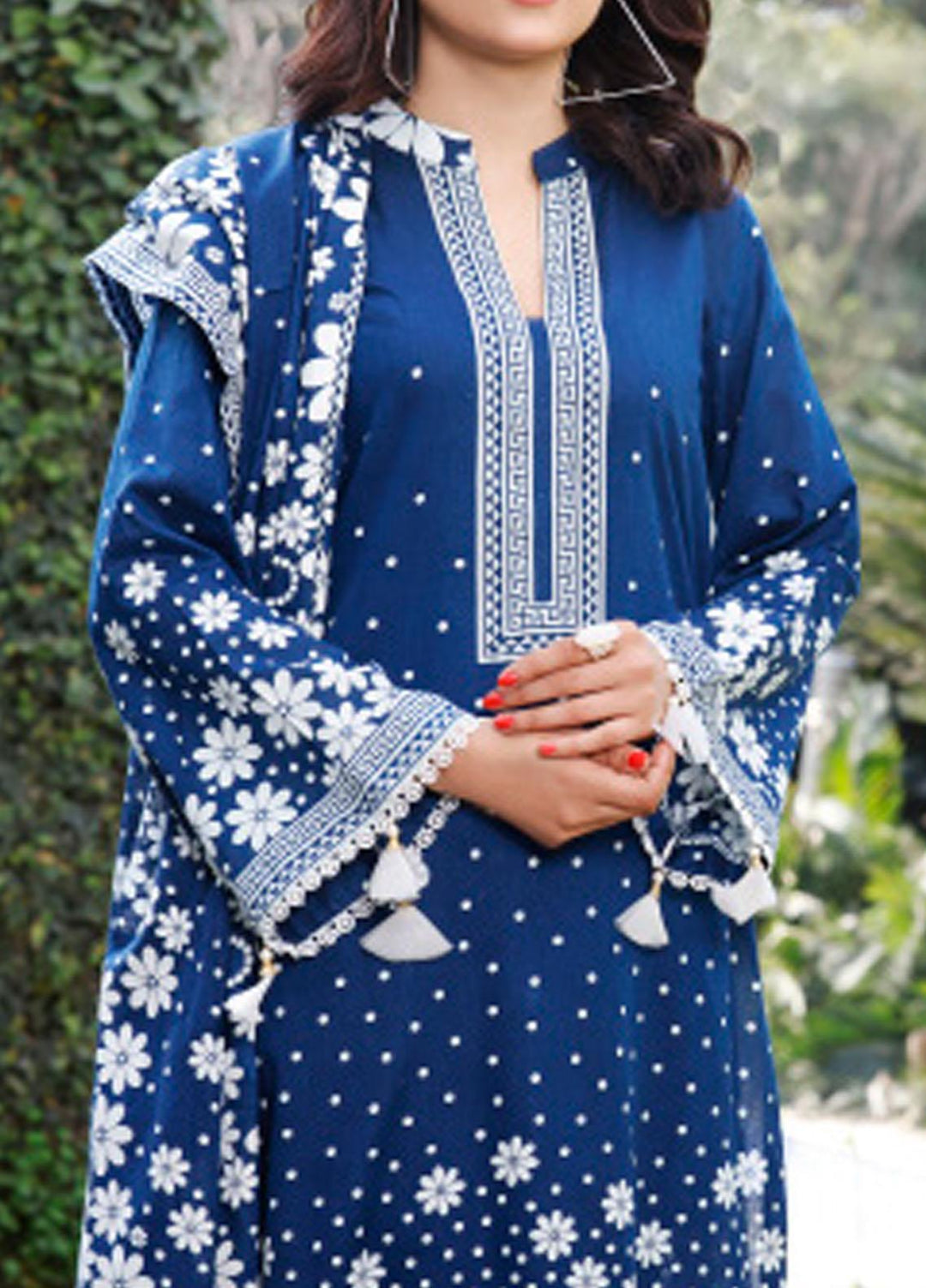 Daman By VS Textiles Printed Lawn Suits Unstitched 3 Piece VS23D-V2 1514-A - Summer Collection