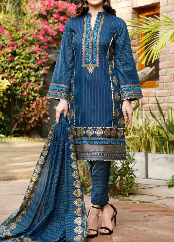 Daman By VS Textiles Printed Lawn Suits Unstitched 3 Piece VS23D-V2 1515 - Summer Collection