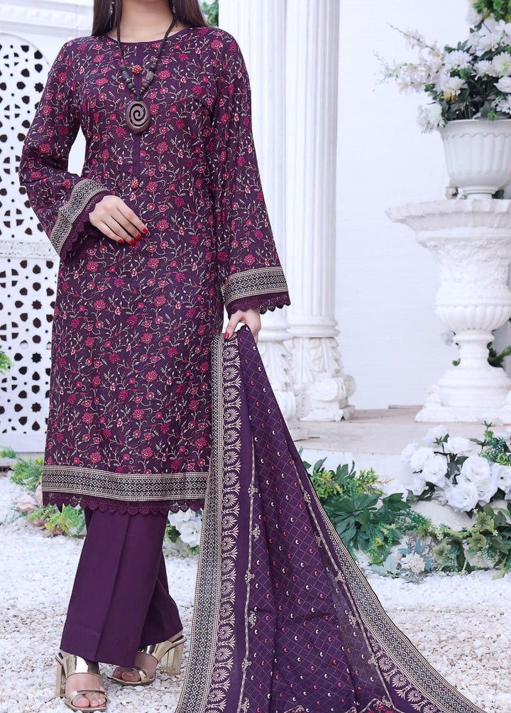 Daman By VS Textiles Printed Lawn Suits Unstitched 3 Piece VS23-D3 805-A - Summer Collection