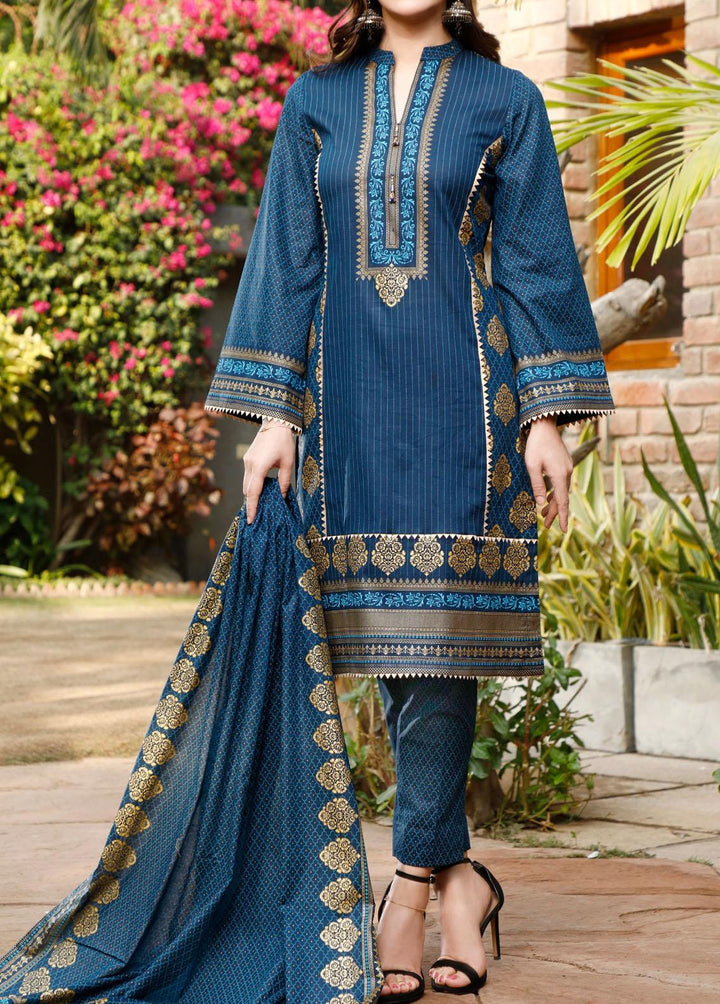 Daman By VS Textiles Printed Lawn Suits Unstitched 3 Piece VS23-D4 803 - Summer Collection
