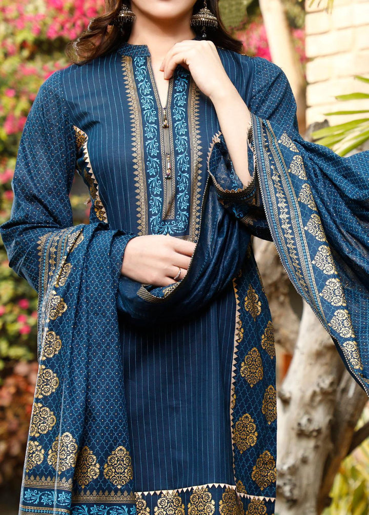 Daman By VS Textiles Printed Lawn Suits Unstitched 3 Piece VS23-D4 803 - Summer Collection