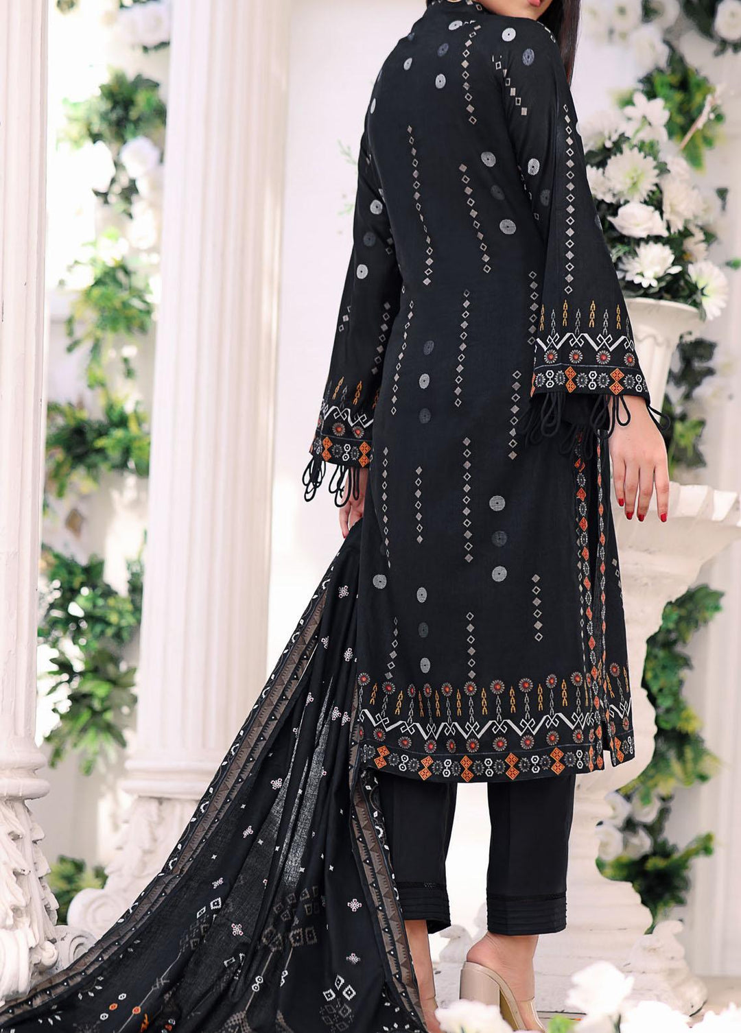 Daman By VS Textiles Printed Lawn Suits Unstitched 3 Piece VS23-D4 806B - Summer Collection