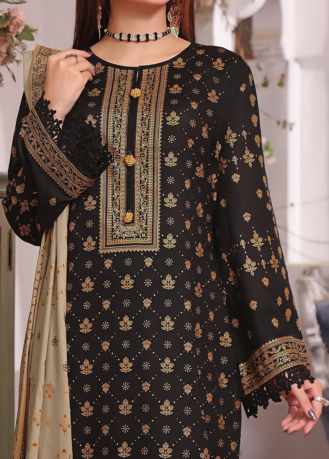 Daman By VS Textiles Printed Lawn Suits Unstitched 3 Piece VS23-D4 814 - Summer Collection