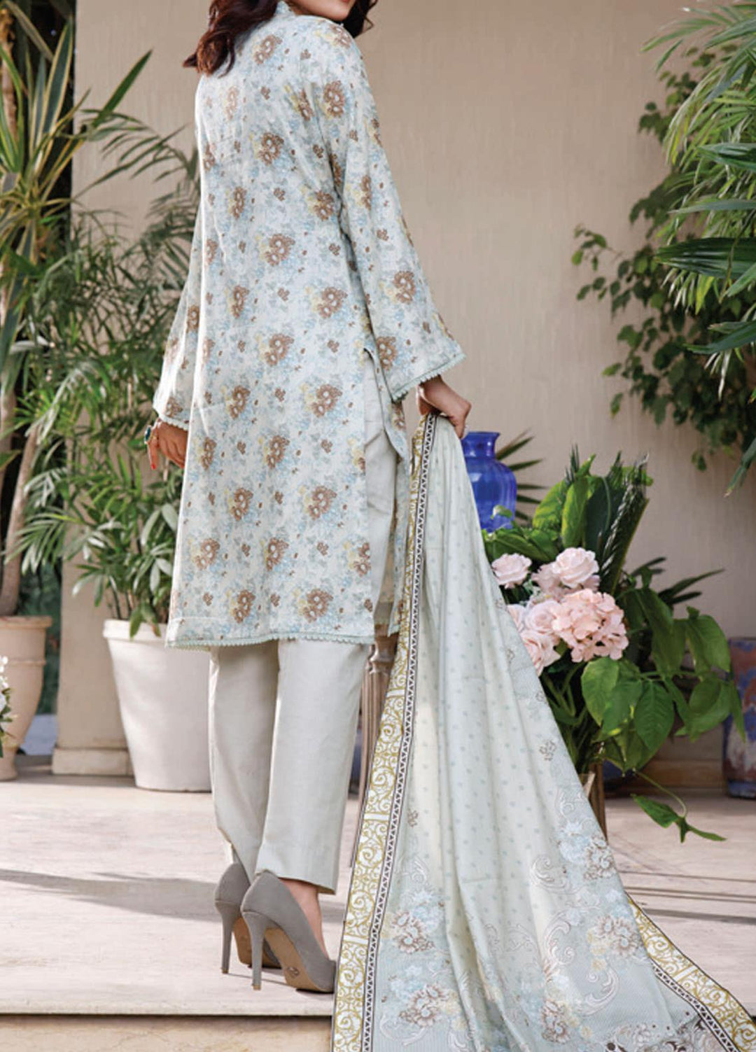 Daman by VS Textiles Printed Lawn Suits Unstitched 3 Piece VS21DL-3 1317A - Summer Collection