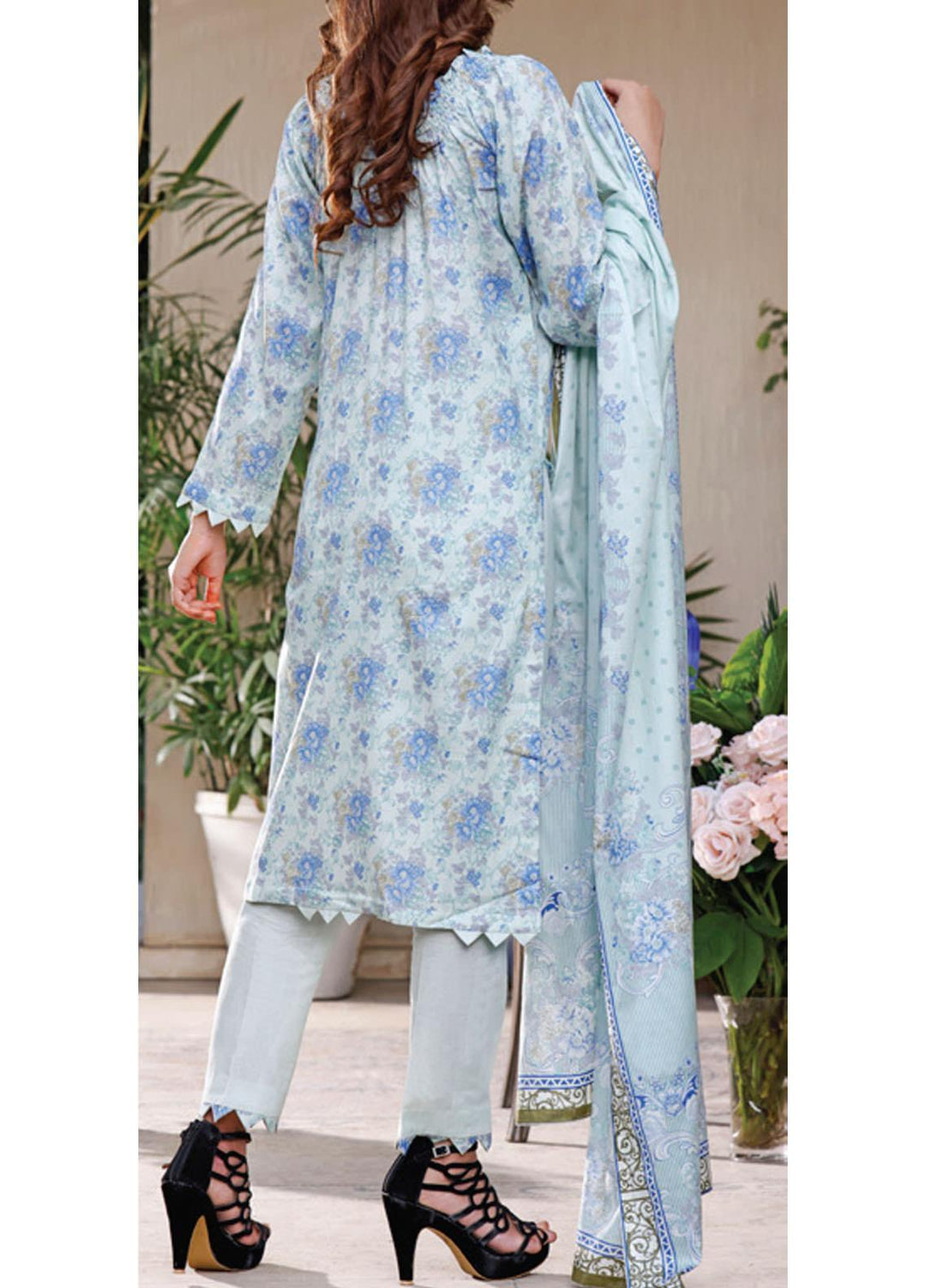 Daman by VS Textiles Printed Lawn Suits Unstitched 3 Piece VS21DL-3 1317B - Summer Collection