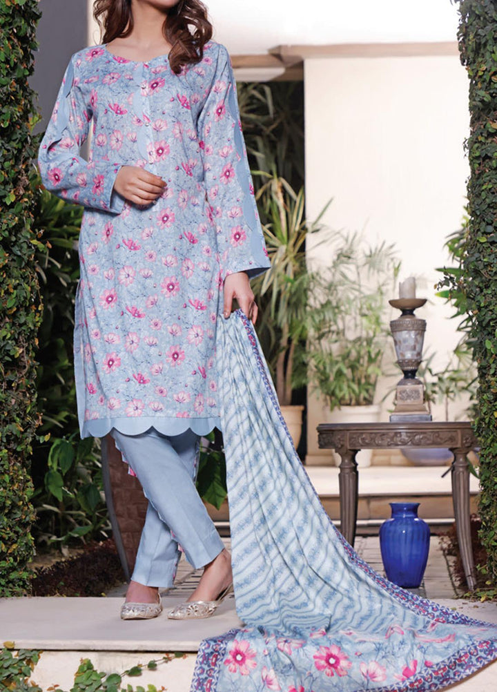 Daman by VS Textiles Printed Lawn Suits Unstitched 3 Piece VS21DL-3 1325B - Summer Collection