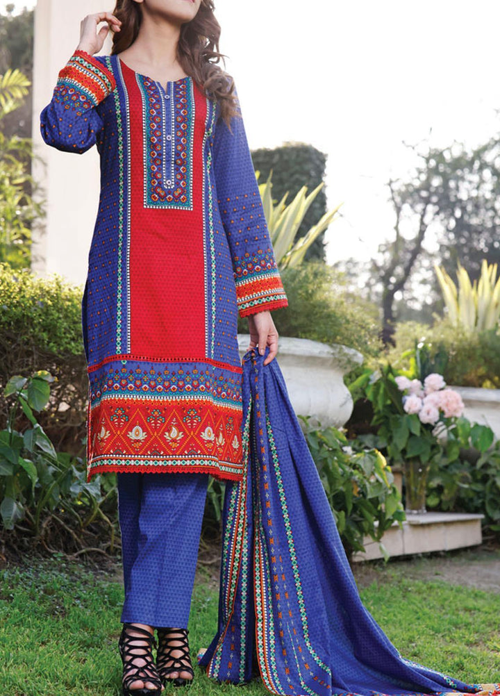 Daman by VS Textiles Printed Lawn Suits Unstitched 3 Piece VS21DL-3 1326B - Summer Collection