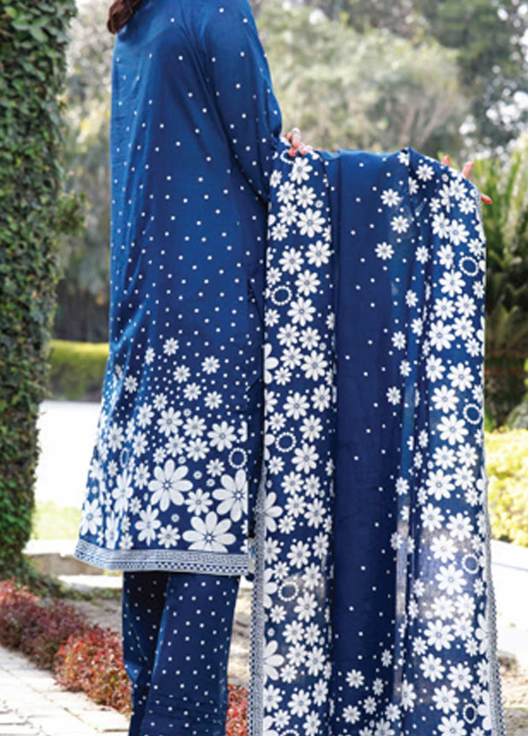 Daman by VS Textiles Printed Lawn Suits Unstitched 3 Piece VS21DL-3 1329B - Summer Collection