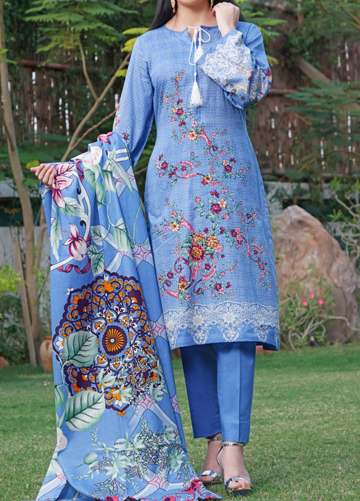 Daman By VS Textiles Printed Lawn Suits Unstitched 3 Piece VS22D 1505 - Summer Collection