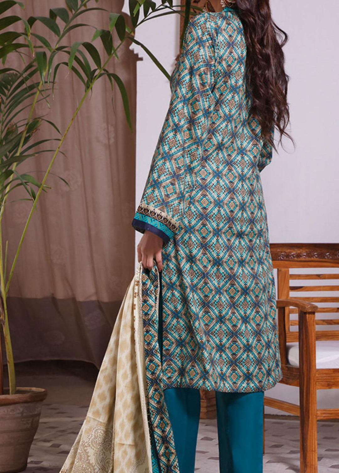 Daman By VS Textiles Printed Lawn Suits Unstitched 3 Piece VS22-D2 1503-A - Summer Collection