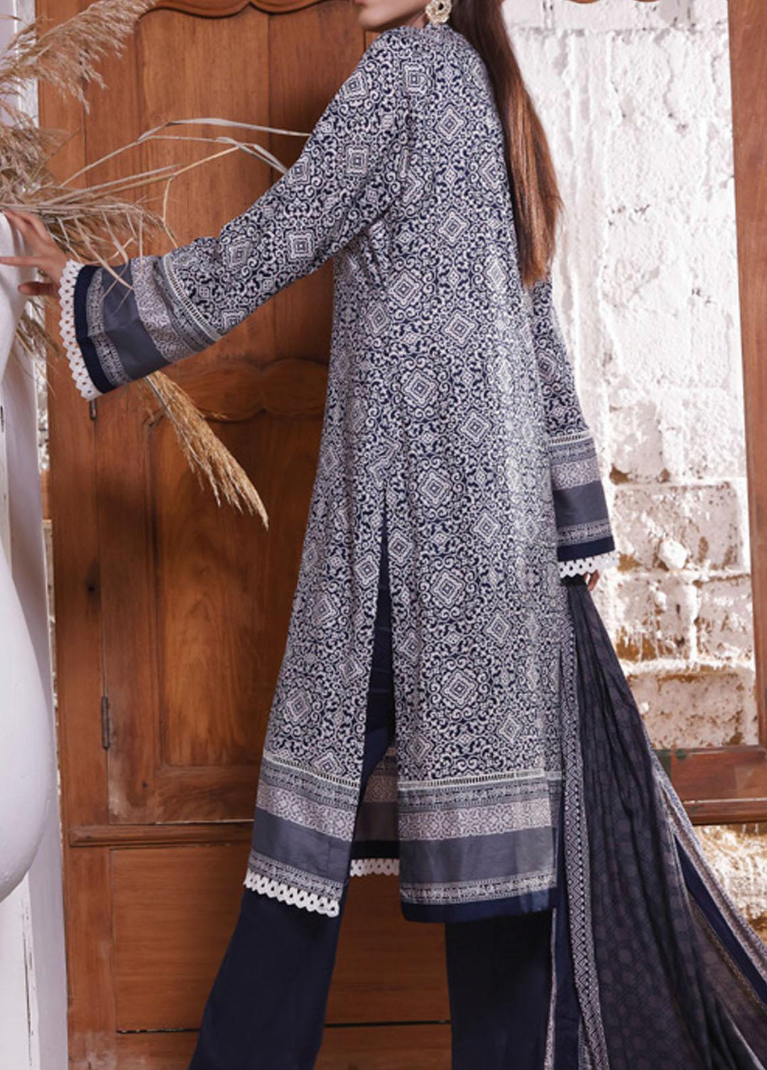 Daman By VS Textiles Printed Lawn Suits Unstitched 3 Piece VS22-D2 1505-A - Summer Collection