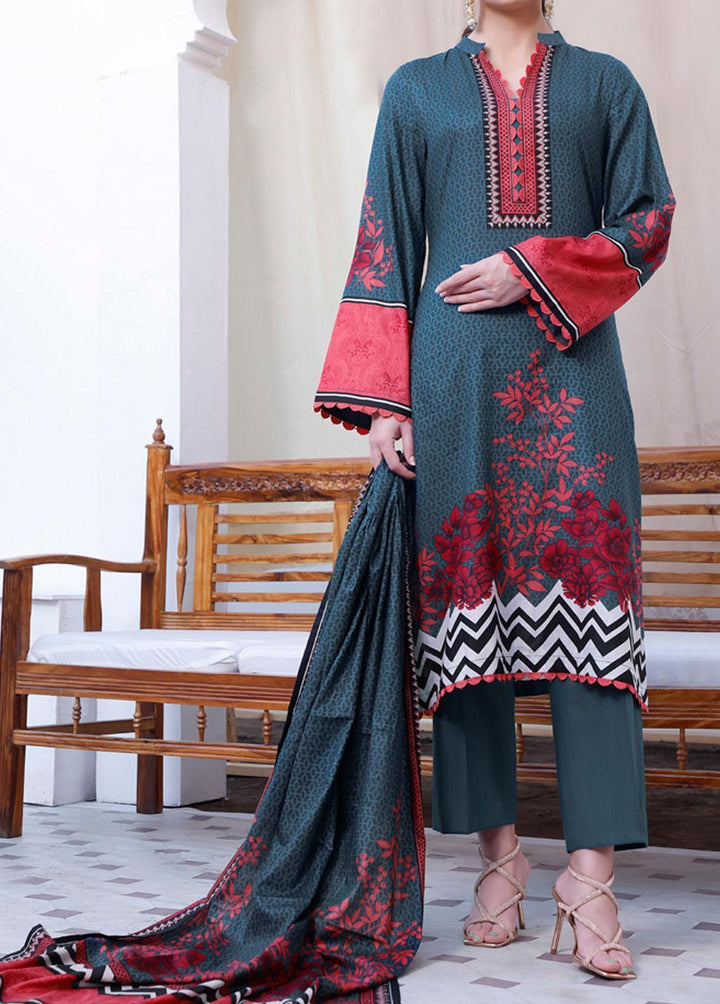 Daman By VS Textiles Printed Lawn Suits Unstitched 3 Piece VS22-D2 1509-A - Summer Collection