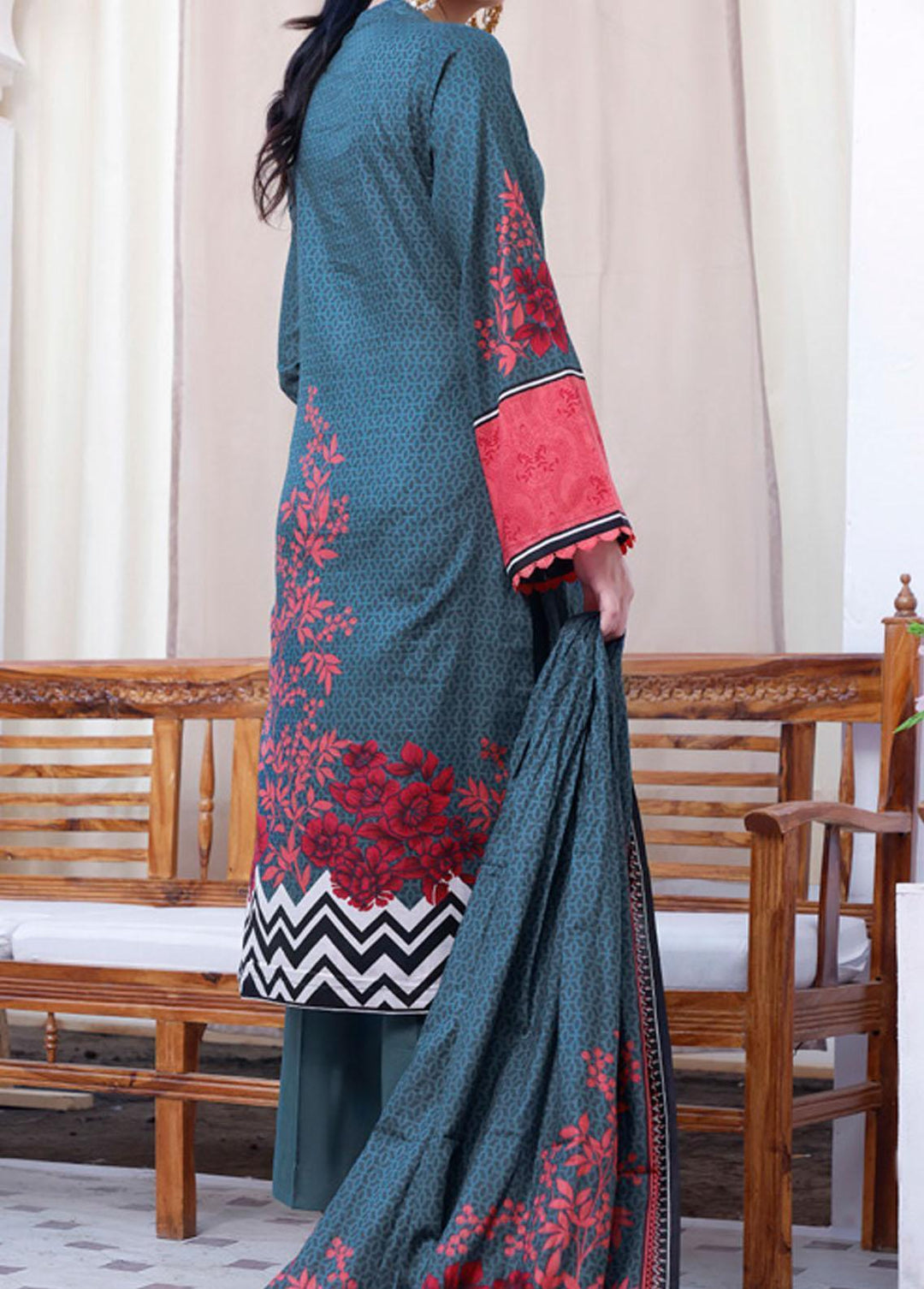 Daman By VS Textiles Printed Lawn Suits Unstitched 3 Piece VS22-D2 1509-A - Summer Collection