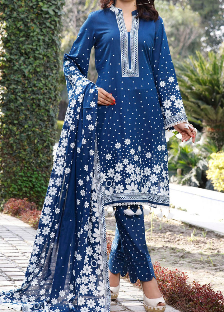 Daman By VS Textiles Printed Lawn Suits Unstitched 3 Piece VS22-D2 1514 - Summer Collection