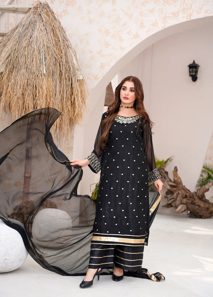 Damask Clothing Pret Embroidered Chiffon 3 Piece Suit Heer
