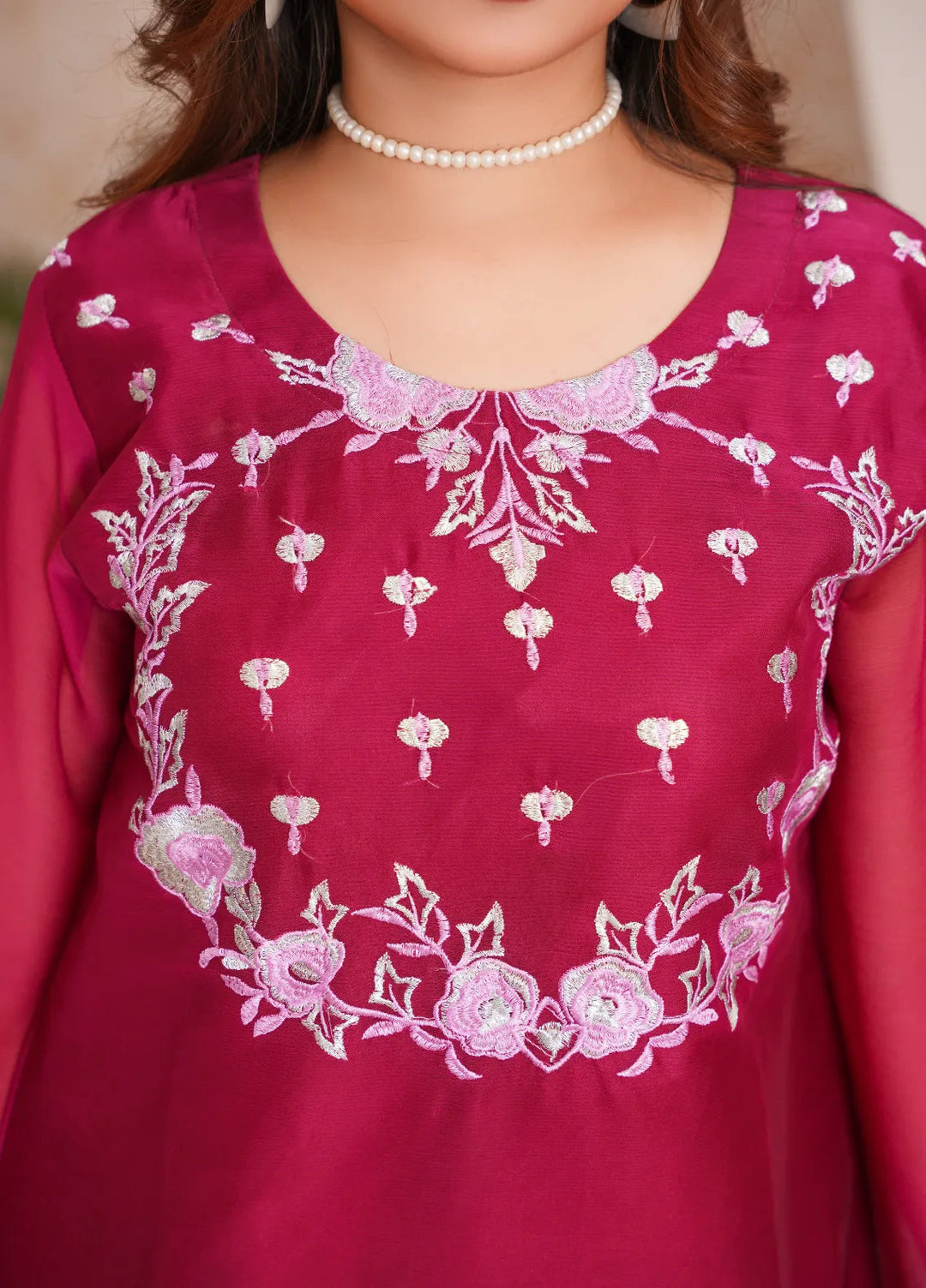 Damask Clothing Pret Embroidered Chiffon 3 Piece Suit Rangeen