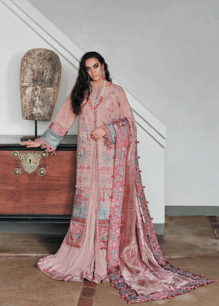 Danayah By Republic Womenswear Embroidered  Suits Unstitched 3 Piece RW22D DU-01 - Winter Collection