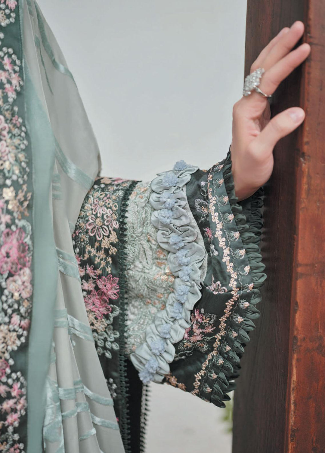 Danayah By Republic Womenswear Embroidered  Suits Unstitched 3 Piece RW22D DU-02 - Winter Collection