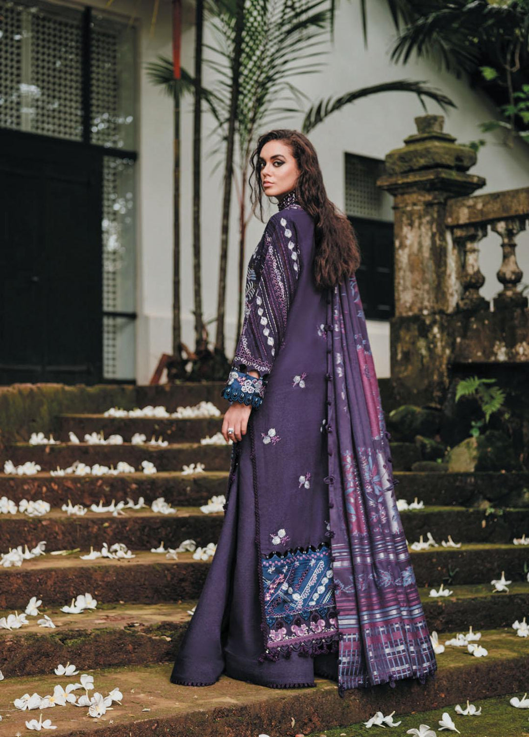 Danayah By Republic Womenswear Embroidered  Suits Unstitched 3 Piece RW22D DU-10 - Winter Collection