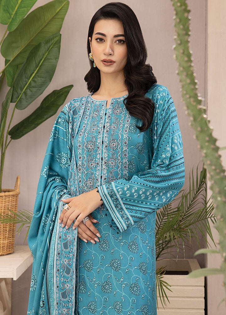 Dareechay By Lakhany Embroidered Pashmina Suits Unstitched 3 Piece LSM23DE LG-AM-0039 - Winter Collection