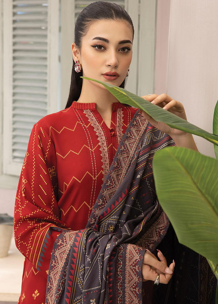 Dareechay By Lakhany Embroidered Pashmina Suits Unstitched 3 Piece LSM23DE LG-EA-0490 - Winter Collection