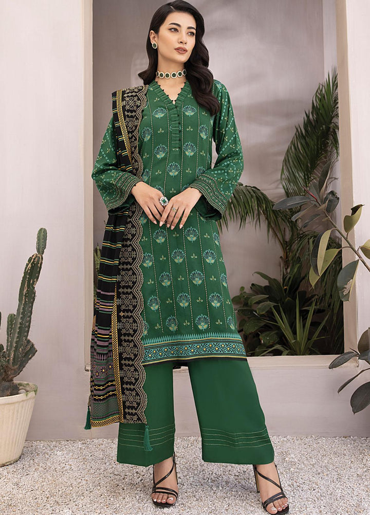 Dareechay By Lakhany Embroidered Pashmina Suits Unstitched 3 Piece LSM23DE LG-SR-0140 - Winter Collection