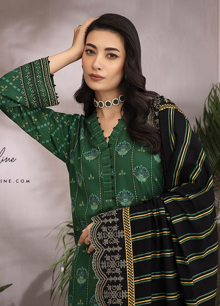 Dareechay By Lakhany Embroidered Pashmina Suits Unstitched 3 Piece LSM23DE LG-SR-0140 - Winter Collection
