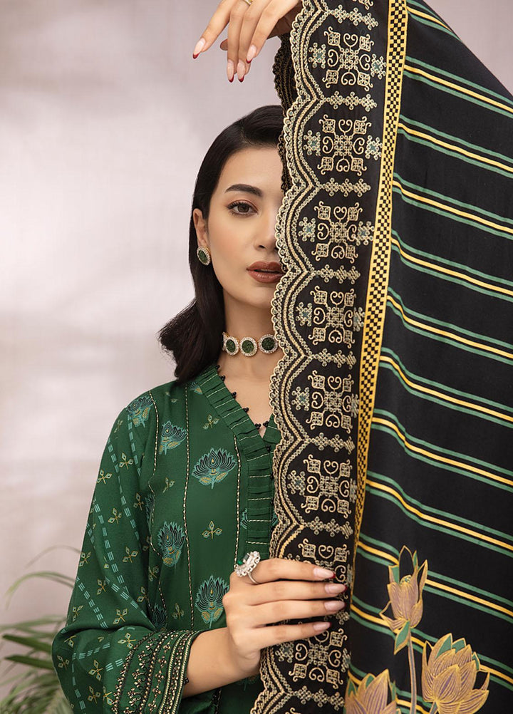Dareechay By Lakhany Embroidered Pashmina Suits Unstitched 3 Piece LSM23DE LG-SR-0140 - Winter Collection