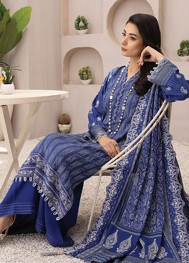 Dareechay By Lakhany Embroidered Pashmina Suits Unstitched 3 Piece LSM23DE LG-ZH-0101 - Winter Collection