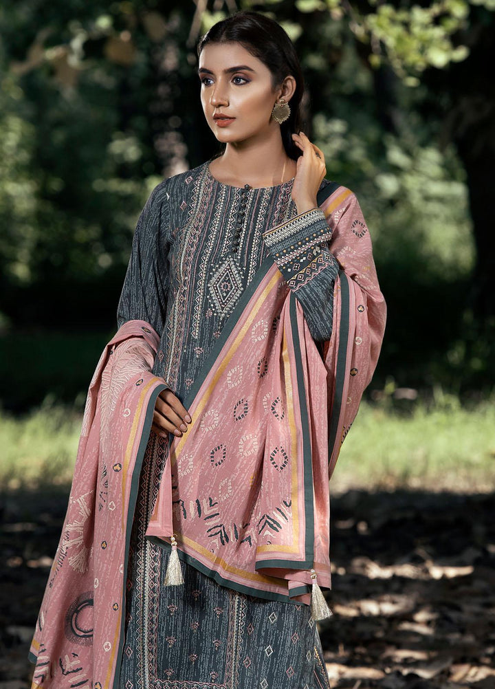 Dareechay by Lakhany Embroidered Pashmina Suits Unstitched 3 Piece LSM21DU DEW-6021-A - Winter Collection
