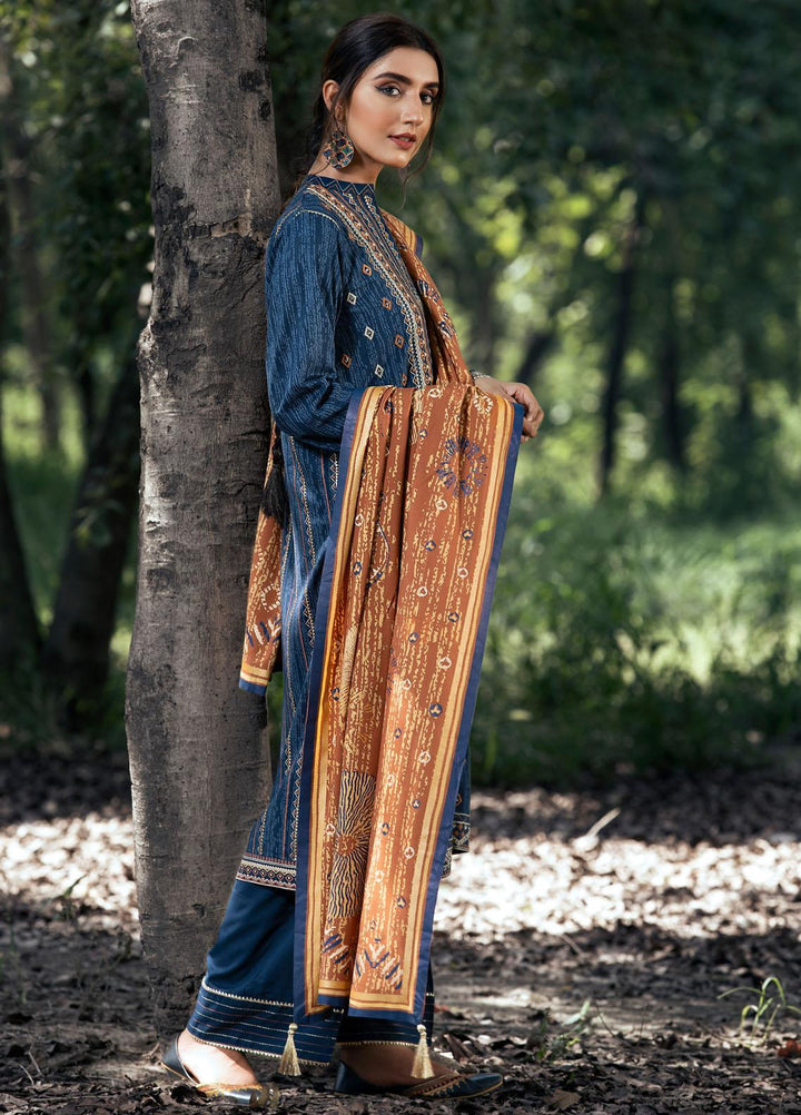 Dareechay by Lakhany Embroidered Pashmina Suits Unstitched 3 Piece LSM21DU DEW-6021-B - Winter Collection