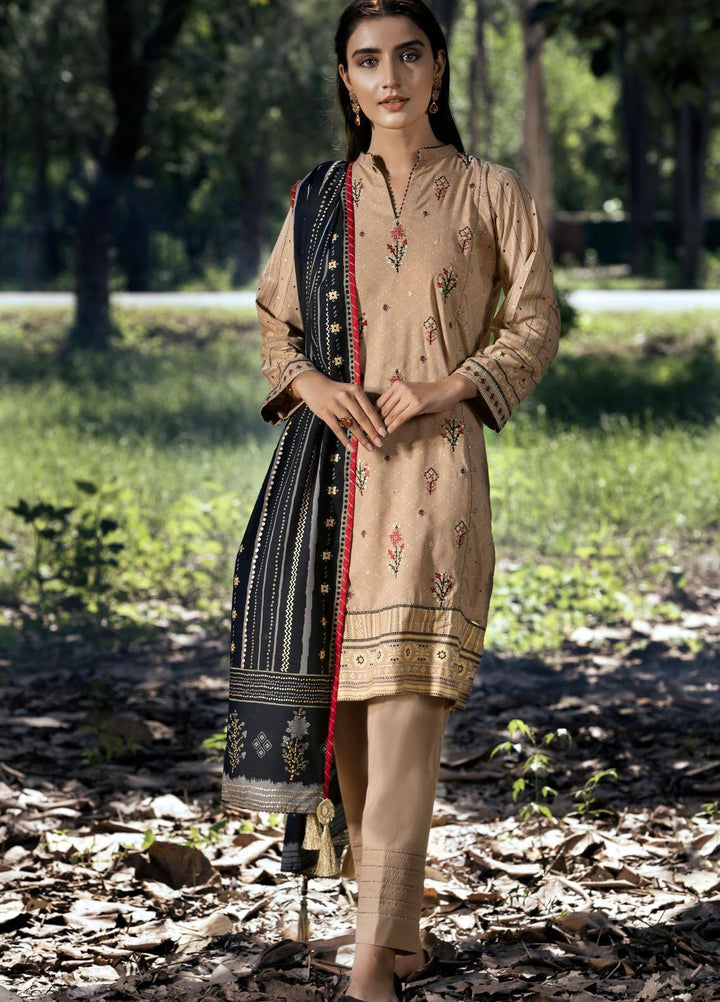 Dareechay by Lakhany Embroidered Pashmina Suits Unstitched 3 Piece LSM21DU DEW-6023-A - Winter Collection