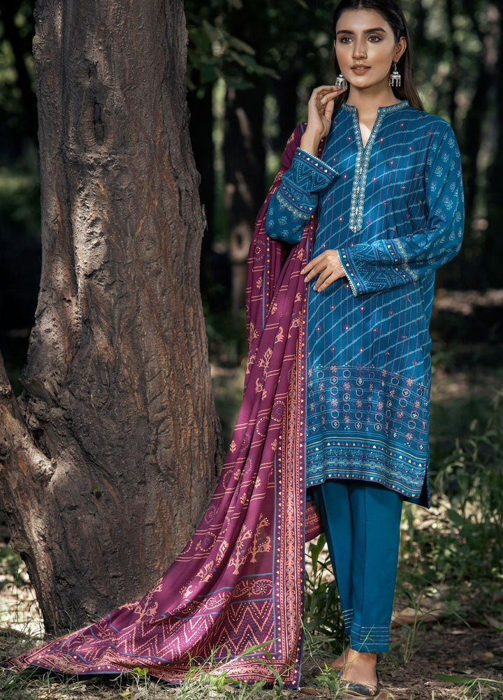 Dareechay by Lakhany Embroidered Pashmina Suits Unstitched 3 Piece LSM21DU DEW-6024-A - Winter Collection