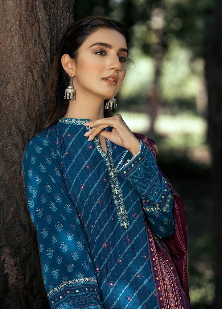 Dareechay by Lakhany Embroidered Pashmina Suits Unstitched 3 Piece LSM21DU DEW-6024-A - Winter Collection