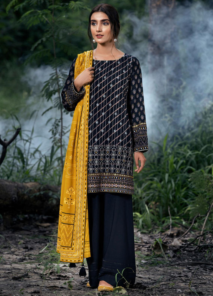 Dareechay by Lakhany Embroidered Pashmina Suits Unstitched 3 Piece LSM21DU DEW-6024-B - Winter Collection