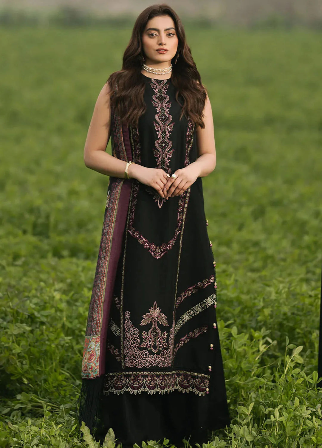 Dareen by Izel Embroidered Lawn Suits Unstitched 3 Piece IZL25DL Aaina - Summer Collection