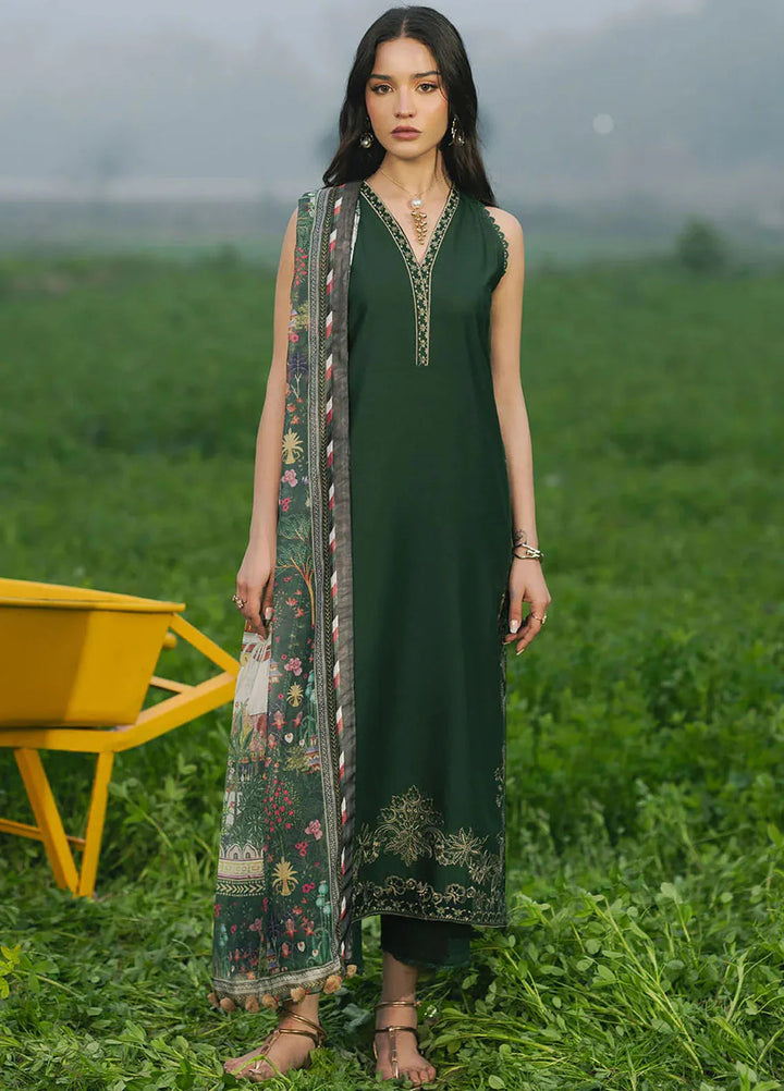 Dareen by Izel Embroidered Lawn Suits Unstitched 3 Piece IZL25DL Laalain - Summer Collection