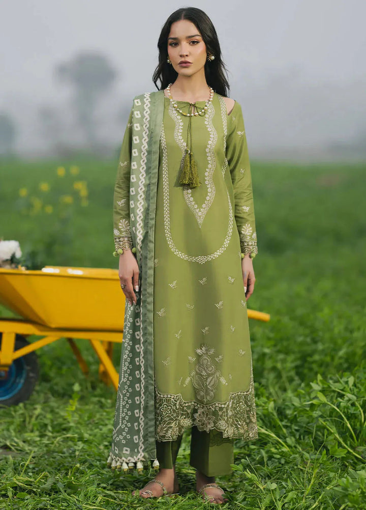 Dareen by Izel Embroidered Lawn Suits Unstitched 3 Piece IZL25DL Naeev - Summer Collection