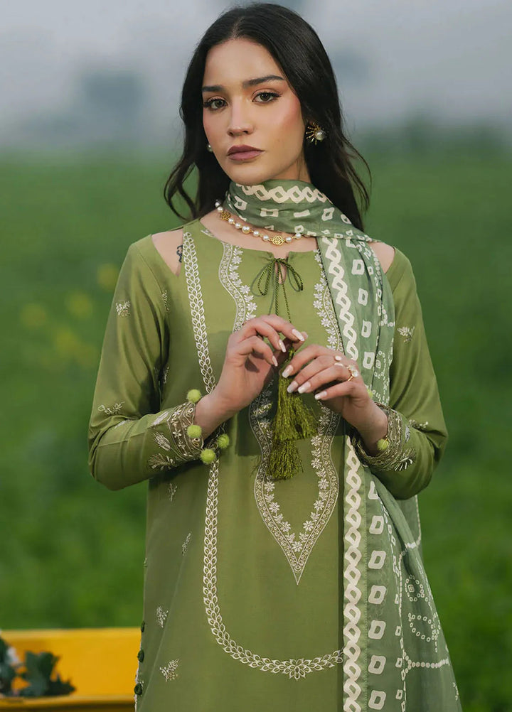 Dareen by Izel Embroidered Lawn Suits Unstitched 3 Piece IZL25DL Naeev - Summer Collection