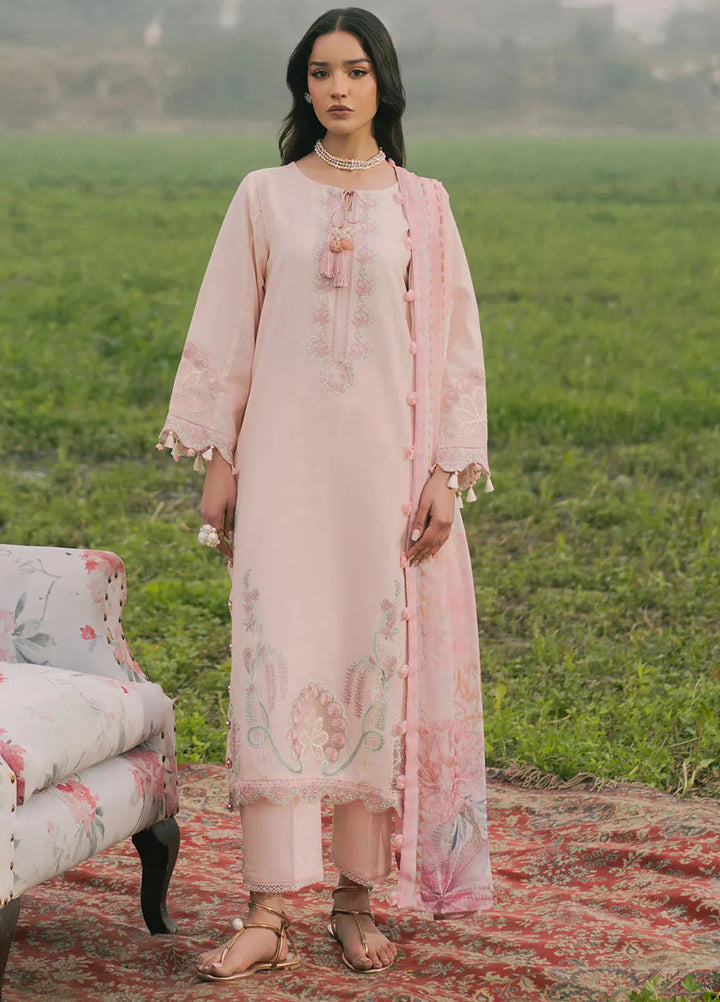 Dareen by Izel Embroidered Lawn Suits Unstitched 3 Piece IZL25DL Parizah - Summer Collection