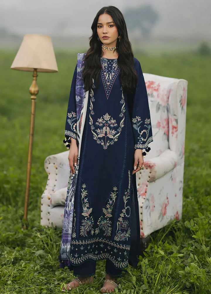 Dareen by Izel Embroidered Lawn Suits Unstitched 3 Piece IZL25DL Zarq - Summer Collection
