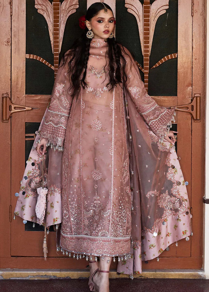 Darling by Hussain Rehar Embroidered Suit Unstitched 4 Piece HRR25D Danara - Festive Collection