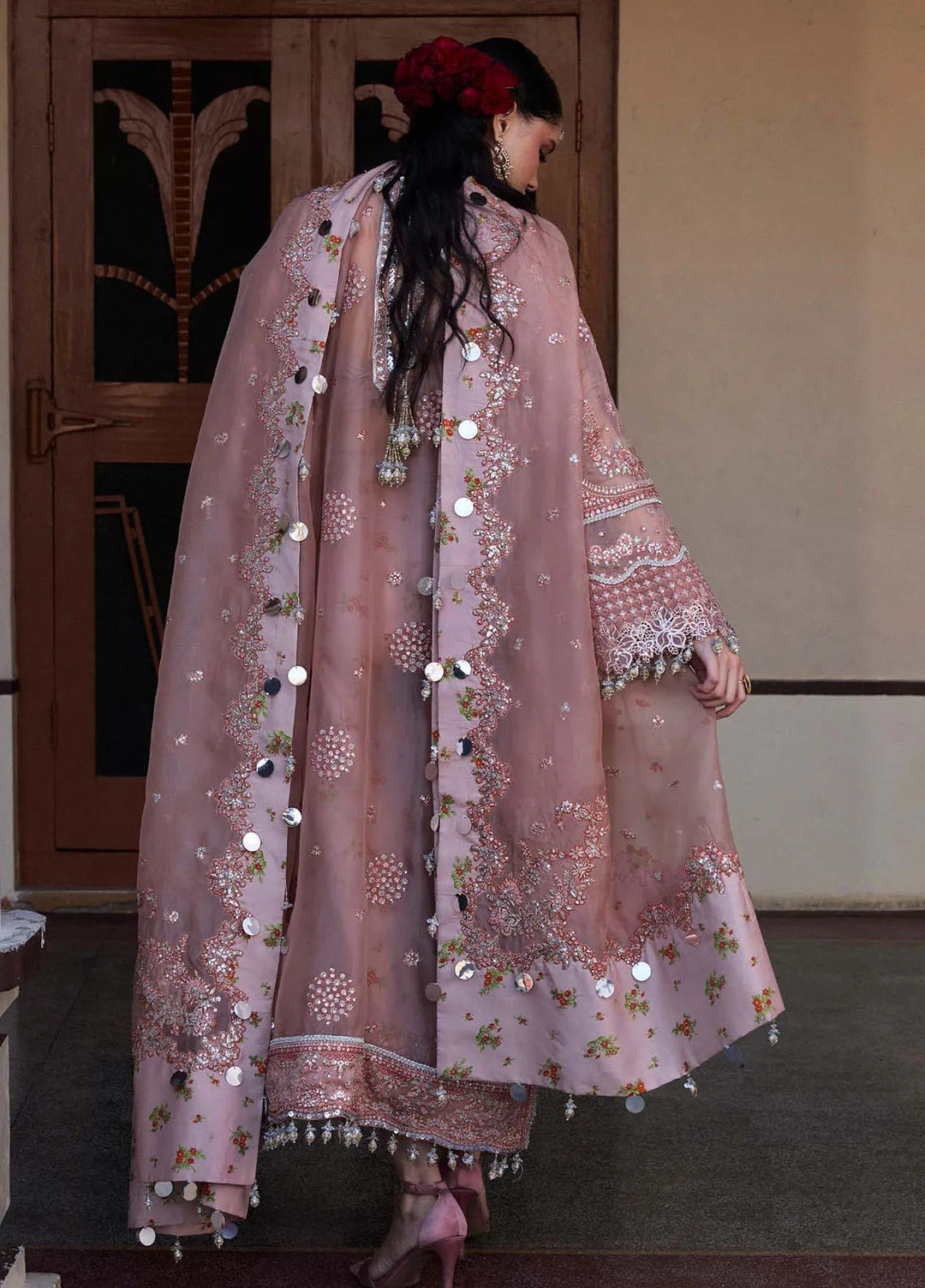 Darling by Hussain Rehar Embroidered Suit Unstitched 4 Piece HRR25D Danara - Festive Collection