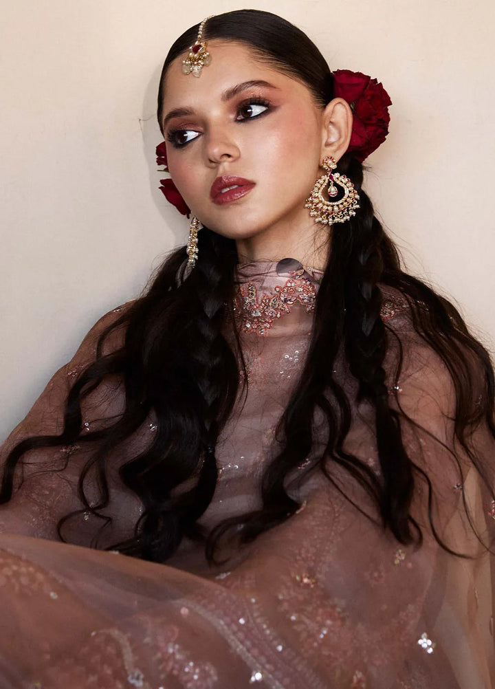 Darling by Hussain Rehar Embroidered Suit Unstitched 4 Piece HRR25D Danara - Festive Collection