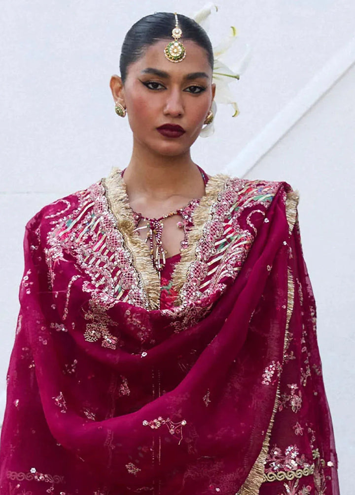 Darling by Hussain Rehar Embroidered Suit Unstitched 4 Piece HRR25D Maher - Festive Collection