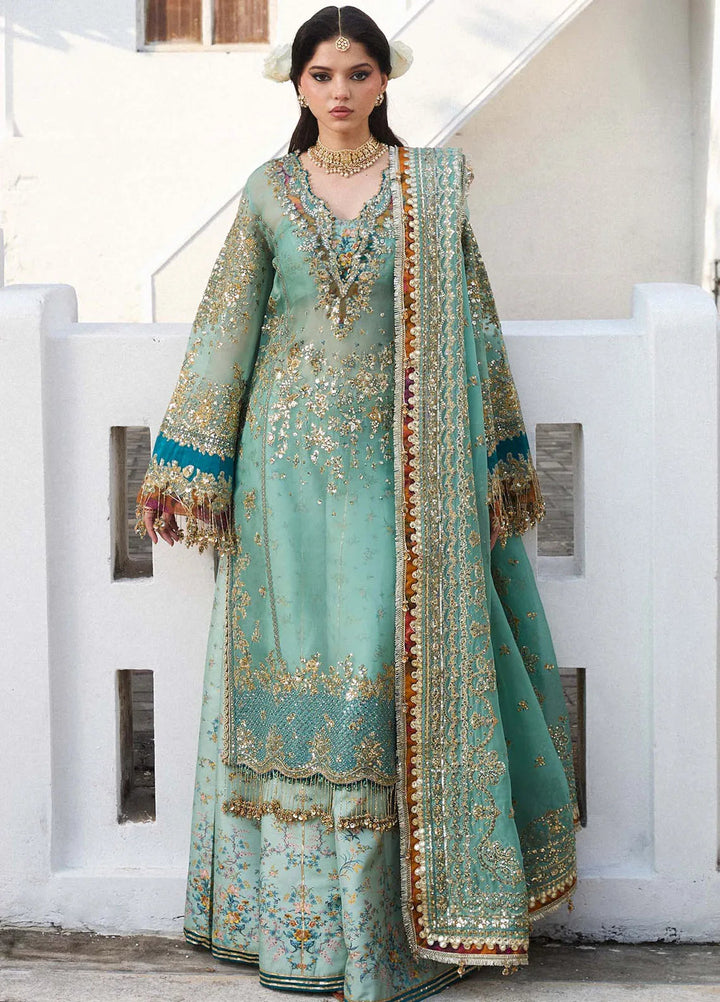 Darling by Hussain Rehar Embroidered Suit Unstitched 4 Piece HRR25D Miraye - Festive Collection