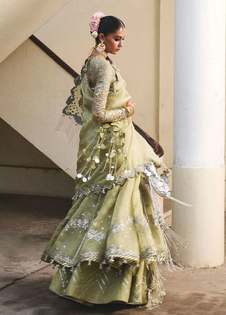 Darling by Hussain Rehar Embroidered Suit Unstitched 4 Piece HRR25D Tahiri - Festive Collection