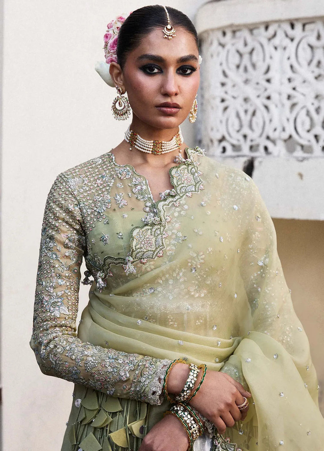 Darling by Hussain Rehar Embroidered Suit Unstitched 4 Piece HRR25D Tahiri - Festive Collection