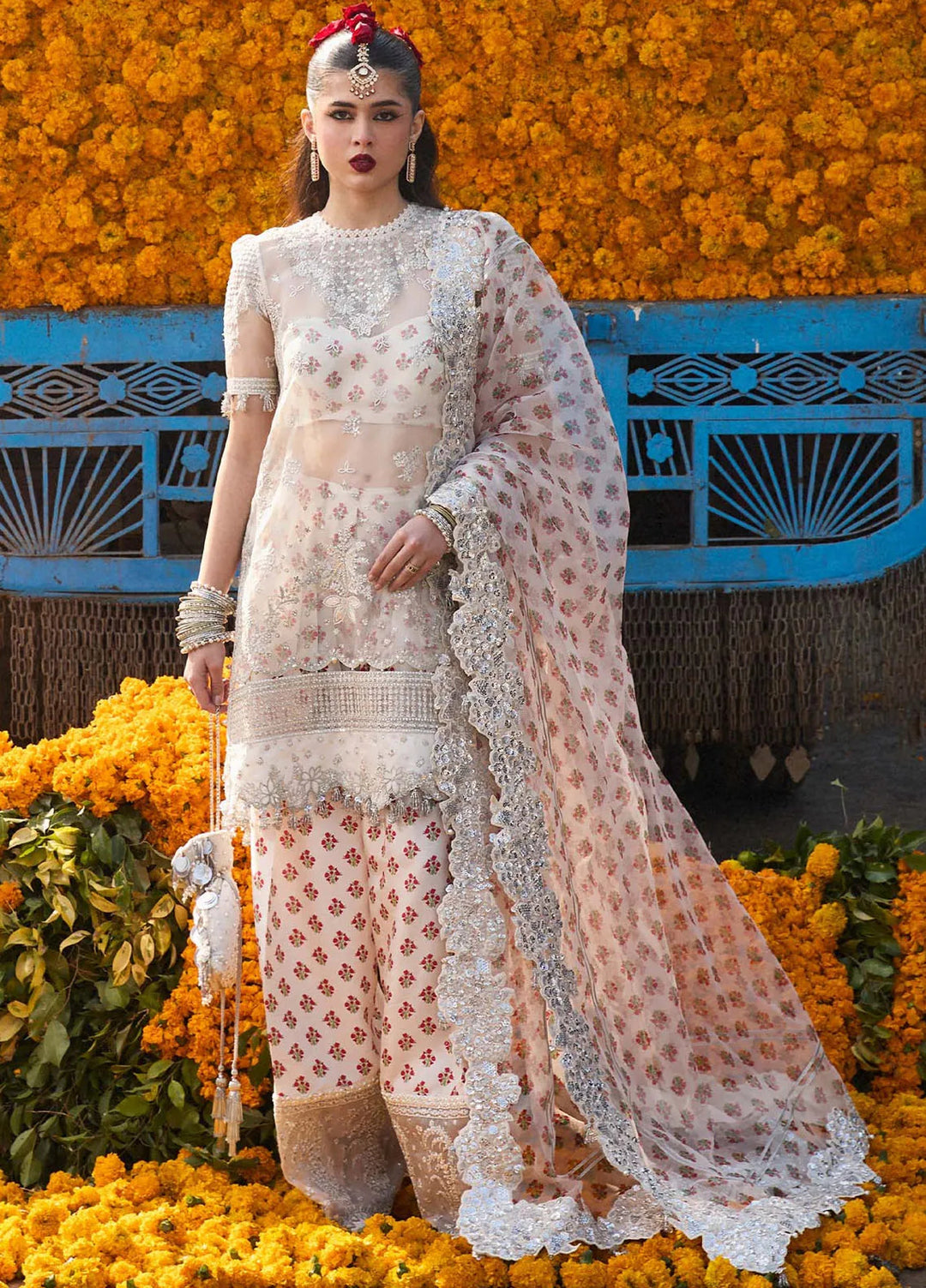 Darling by Hussain Rehar Embroidered Suit Unstitched 4 Piece HRR25D Zareen - Festive Collection