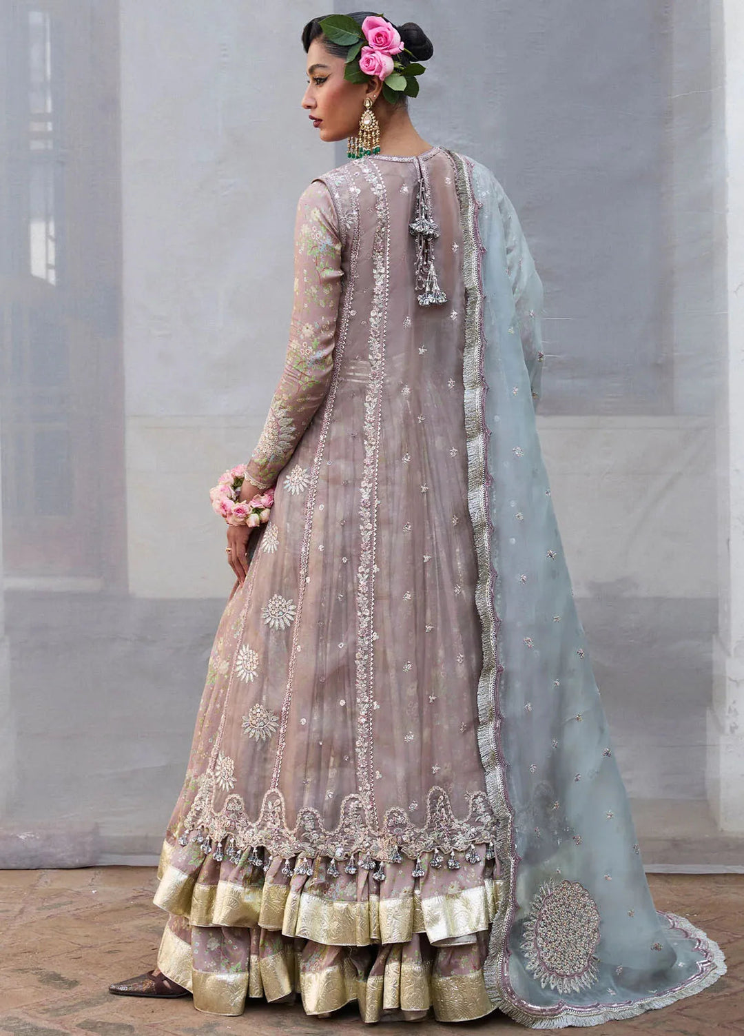 Darling by Hussain Rehar Embroidered Suit Unstitched 4 Piece HRR25D Ziniya - Festive Collection